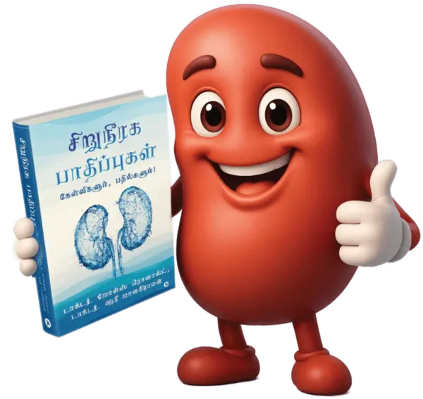 Medical books about kidney health and a stethoscope