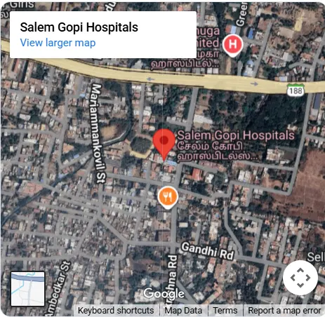 Salem Gopi Hospitals map